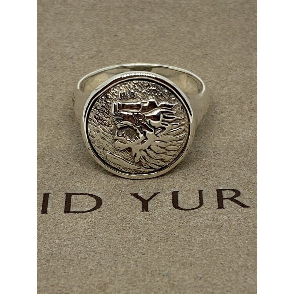 DAVID YURMAN PETRVS LION PETRVS LION SIGNET RING 9.75